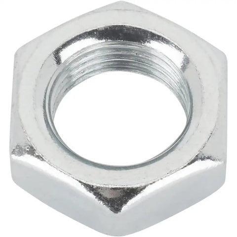 Three Quarter Inch Fine Thread Lock Nut Pack Of Six Zinc Plated Thin Profile Jam Nut For Rod Ends Heim Joints Tie Rod Ends And Linkage Components Kit Bundle, zinc-plated steel