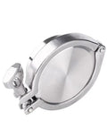Top Shelf 304 Stainless Steel Ferrule Kit With Tri Clamp Pipe End Cap And Silicone Gasket For Dairy Food Processing Quick Fit Setup Durable Rugged Gear, 304 SS clamp cap