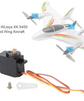 Built Tough Heavy Duty Front Motor Drive Servo Game Changer For XK X450 RC Fixed Wing Aircraft Metal Gears with wiring and mount