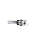 Carbide Tipped Flush Trim Plunge Router Bit With Ball Bearing Pilot For Template Routing One Half Inch Diameter One Quarter Inch Cutting Height