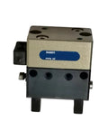 2-Finger Parallel Gripper Pneumatic Clamping Jaw for Industrial Automation with compact design, model 340011, MPG32 compatible.