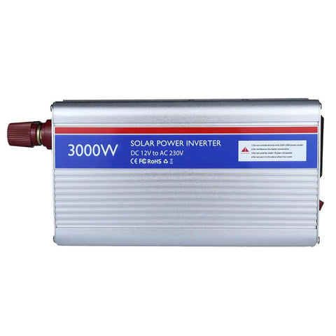 Heavy Duty Car Power Inverter With Fast Usb Charging Port Dc To Ac Converter Straight Fire Performance Plug And Play Install Keep All Your Gadgets Juiced Up While You Cruise Around Silver Edition displayed from the side.