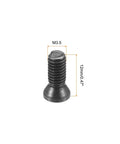 Close-up of 10 Pack M3.5 X 12mm Torx T15 Flat Countersunk Machine Screws, showcasing dimensions and detailed view.