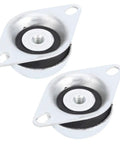 Heavy Duty Bell Shaped Shock Damper Mount For Car Generators Plus M10 Thread Vulcanized Rubber Buffer With Hella Tough Durability For A Smoother Ride Experience Two Piece Kit displayed in a close-up view.