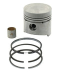 Drop-In Piston Kit For V1702 Engine STD Specs Replacement Part 607916-2675 Direct Replacement With Precise Tolerances No Modifications Required Built For Durable Construction Equipment Performance Plug-And-Play Install silver piston kit with ring set and wrist pin