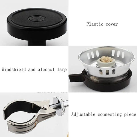 Straight Fire Borosilicate Glass Siphon Coffee Maker With Heavy Duty Stainless Base And Precision Alcohol Burner For Smooth Cold Brew And Iced Coffee Vibes Tabletop Ready components: plastic cover, windshield lamp, adjustable clamp.