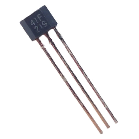 Rock Solid Ten Pack Of Three Pin Hall Effect Magnetic Latch Sensor Chips Heavy Duty Plug And Play IC modules close-up view of sensor chip.