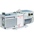 12 RV12 Rotary Vane Dual Stage Mechanical Vacuum Pump with mode selector and two position gas ballast, side view