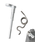 Upgrade Metal Fuel Door Hinge Repair Kit With Spring Pin For Chevy Silverado And GMC Sierra Trucks 2019 To 2025 Fits 1500 2500 3500 Replaces 84745940 84745944 Easy Install Beefy Steel spring hinge and pin set