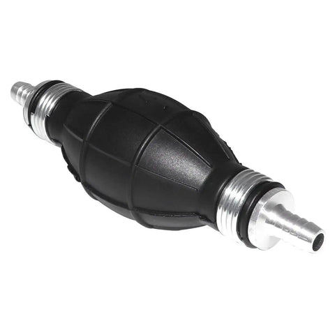 8Mm Black Primer Bulb Rubber Fuel Pump for easy hand priming and vacuum transfer with durable rubber aluminum construction
