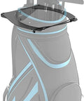 Golf Bag Storage Rack Wall Mount Organizer For Garage Durable Metal Clamp Keeps Bags Upright Off The Floor Fits Any Cart