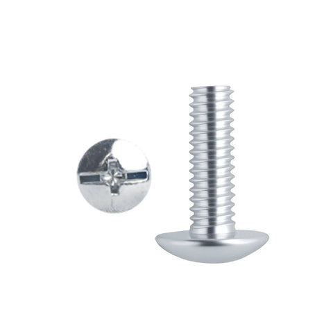 Top Shelf Zinc Plated Truss Head Machine Screws Keep Your Cabinetry Rock Solid And Perfectly Aligned For Drawer Knobs And Cabinet Pulls In A Fifty Piece Pack That Works Like A Charm Anytime, single screw view.