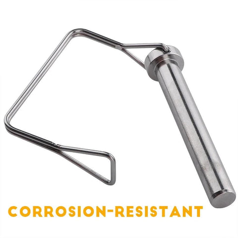 Heavy Duty Trailer Coupler Pin from 10 Piece Large Trailer Coupler Pin Set Heavy Duty Hitch Pin Locking Pin 8x70mm Zinc Plated Carbon Steel