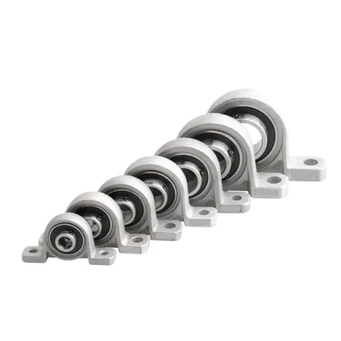 Heavy Duty Carbon Steel KP001 Pillow Block Bearing 12 mm Bore Spherical Roller Mounted Bloc For Ball Shaft Industrial Machine set of 8