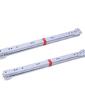 One Piece Iron And Nylon Wheel Drawer Slide With Steel Track Rail for cabinets, dressers, vanities, outdoor furniture, 42mm wide