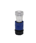 Pressure Washer Starter Kit Pro No Fuss All In One With Non Detergent Pump Oil adapter component, blue and clear design