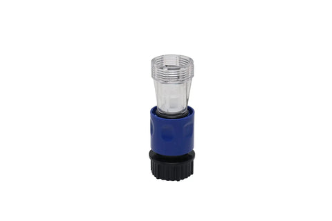 Pressure Washer Starter Kit Pro No Fuss All In One With Non Detergent Pump Oil adapter component, blue and clear design