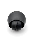 Front view of a small black omnidirectional caster wheel for Dreame robot vacuums (D20/D20 Ultra/L40 Ultra).