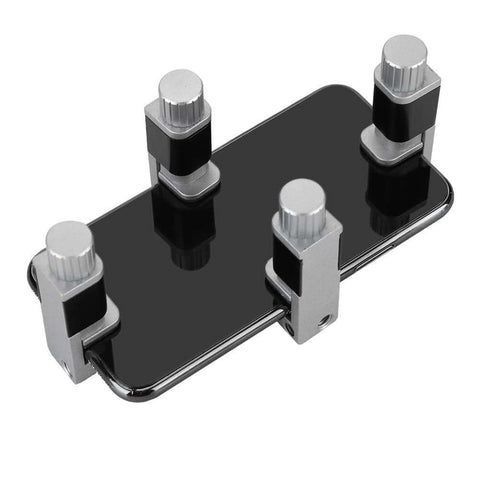 Phone Screen Clip Eight Pack With Adjustable Aluminum Fixture And Rubber Pads Fastener Clip Clamp for LCD screen repair.