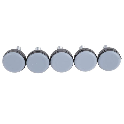 M6 Thread PTFE Levelers Anti Slip Glides For Chairs Tables Cabinets 20 Pack Easy Move Pads For Wood Tile Concrete Floors