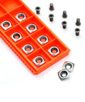 Negative Rake Carbide Insert 11x11x2.0mm R50 With Screws For Woodturning Lathe Tools Pro Grade Tungsten Carbide Cutter