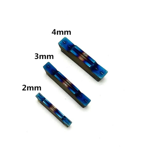 10Pcs CNC Grooving Carbide Inserts For Stainless Steel And Metal Lathe Tools Pro Grade MGMN200G KT7030 in 2mm 3mm 4mm sizes