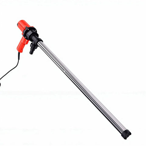 Heavy Duty Electric Drum Pump With 6 Speed Control For Precise Liquid Transfer Perfect For Kerosene, Milk, Alcohol, Water And More Versatile Variable Gear Adjustment Makes Fluid Handling A Breeze In Any Garage Or Workshop Setting Today