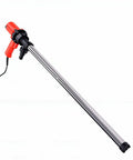 Gowenic Electric Drum Pump With Stainless Steel Tube for fast fuel transfer, red handheld design, six gear control.