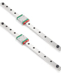 MGN12H 300mm Linear Rail Guide Set Two Rails 8mm for upgrading 3D printers and CNC machines, heavy duty bearing steel, smooth operation