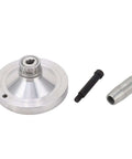 Aluminum Alloy Hand Wheel Crank With 0-1mm Scale, 80mm Diameter, Smooth Boss Level Precision Motion, parts displayed