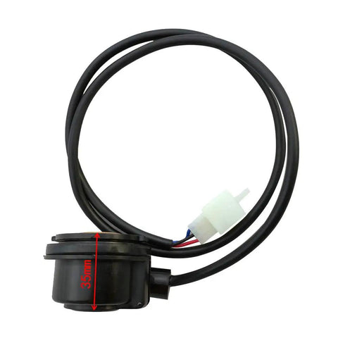 Universal 3-Pin Motorcycle Digital Odometer Sensor Cable Replacement Kit For Speedometer, Rugged Plastic Sensor With Magnets, Polarity Guard, Go-To Bike Odometer Accessory