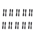 Quadcopter Propeller Replacement Set For Small And Medium Drones, Includes 35Mm 37Mm 42Mm And 46Mm Blades, 0.8Mm Shaft, Black Finish, displayed in rows.