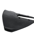 Whale Tail Hydrofoil Stabilizer For Outboard Motors 15 To 300HP, ABS material, black color, side view