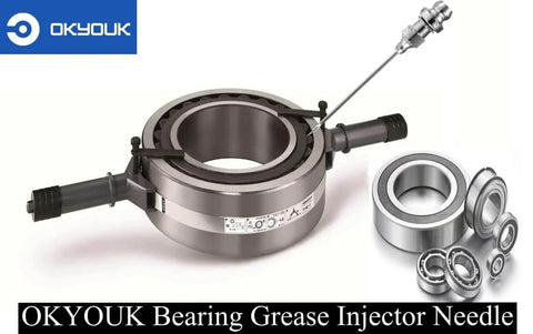 Bearing Grease Injector Needle Nozzle Dispenser Kit With 90 Degree Adapter and Narrow Needle for Sealed CV Joints