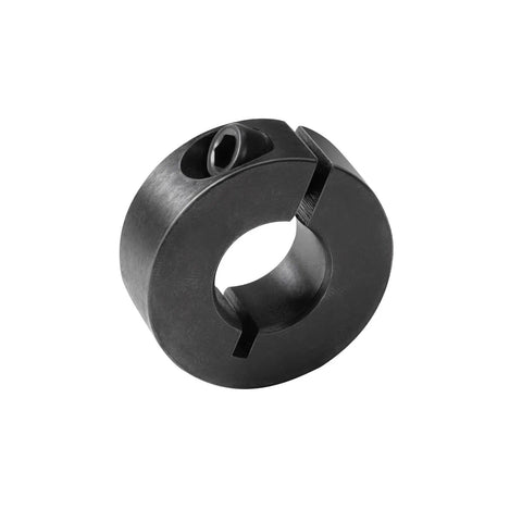 4 Pack Shaft Collars 1-1/2 Inch Bore Split Clamp On 1045 Steel With M4 Set Screws 2-3/8 Inch Outer Diameter 9/16 Inch Thickness