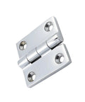 Self Closing Reversible Door Hinge Set 2 Pack Stainless Steel Butt Hinges With Four Holes Mirror Polish Finish Heavy Duty Hardware 50x50mm