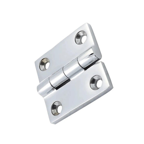Self Closing Reversible Door Hinge Set 2 Pack Stainless Steel Butt Hinges With Four Holes Mirror Polish Finish Heavy Duty Hardware 50x50mm