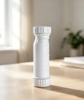 Heavy Duty Waterless Waste Valve With Self Sealing Tech For Rv And Seasonal Retreat Setup Vertical Or Horizontal Mount on a wooden table.