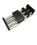 Rock Solid Double Rail Sliding Table With SFU 1204 Ballscrew For Slick XYZ Axis Motion Stage Dead On Precision CNC Platform 400mm close-up view.
