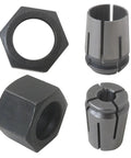 Dual Size Collet Kit With One Half Inch And One Quarter Inch Options For Router Models DW618B3 And MRC23EVSK Includes 326286-03 And 326286-04
