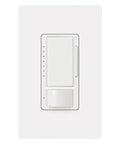 Maestro LED Plus Motion Sensor Dimmer Switch With Wall Plate For 150W LED Lighting, Single Pole Or Multi Location, White Finish