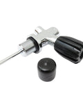 High Pressure 3000 Psi Scuba Regulator Valve For Tanks And Cylinders Durable Stainless Steel with black rubber handle