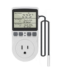Smart Digital Thermostat Outlet Plug For Heating And Cooling 120V 15A Temperature Controller With Celsius Fahrenheit Display
