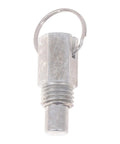 Heavy Duty Ladder Pull Pin Featuring Snap Tight Locking Design And No Sweat Quick Release Spring Plunger For Pro Shop Maintenance and Dependable Equipment Setup Style C, steel, 58mm length.