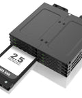 Slick Eight Pack 2.5 Inch SATA SAS Drive Mount For 5.25 Bay Tool Free Mobile Rack with detachable tray.