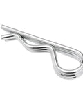 Close-up of R Shape Cotter Pins Assortment Kit 150 Pieces Carbon Steel Small Spring Pins with durable design.