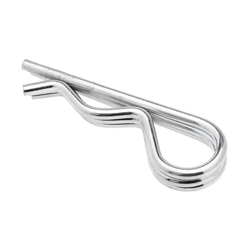 Close-up of R Shape Cotter Pins Assortment Kit 150 Pieces Carbon Steel Small Spring Pins with durable design.