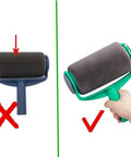 Pour And Paint Wall Roller Brush With Comfort Grip Handle For Flawless Indoor And Outdoor Finishes Skip The Mess Easy DIY Home Refresh - Comparison of grip styles