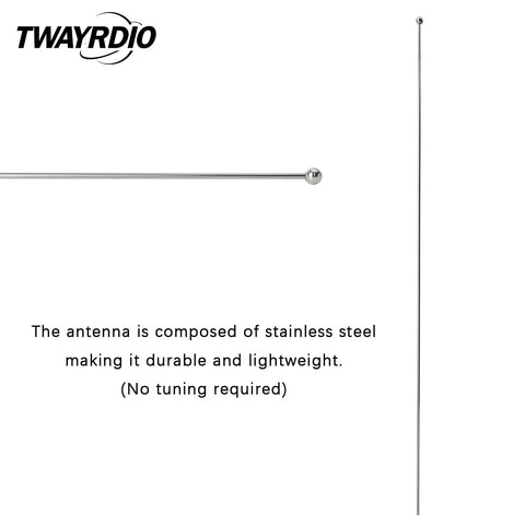 NMO Dual Band Antenna For 144 430 MHz VHF UHF Mobile Radios With Beast Gain 3.0dBi At 144 MHz And 5.0dBi At 430 MHz Low SWR
