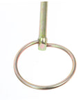 Heavy Duty Lynch Pin Kit With Rings Eight Piece Assortment For Trailers, Trucks And Mowers Galvanized Steel Safety Pins For Secure Attachment And Quick, Reliable Locking In Tough Jobs. Galvanized steel lynch pin with ring